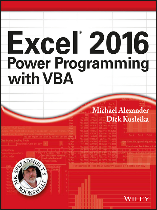 Title details for Excel 2016 Power Programming with VBA by Michael Alexander - Wait list